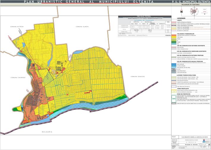PUG Oltenita 2013, TA (teritoriul administrativ)