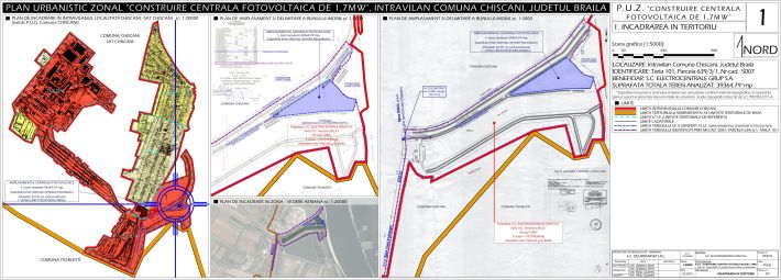 PUZ centrală fotovoltaică, comuna Chiscani, BR, 2014, P1.7_Încadrarea în teritoriu