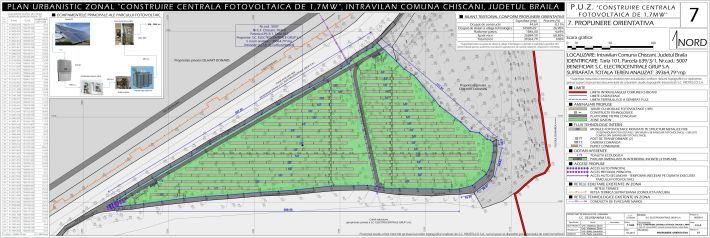 PUZ centrală fotovoltaică, comuna Chiscani, BR, 2014, P7.7_Propunere orientativă